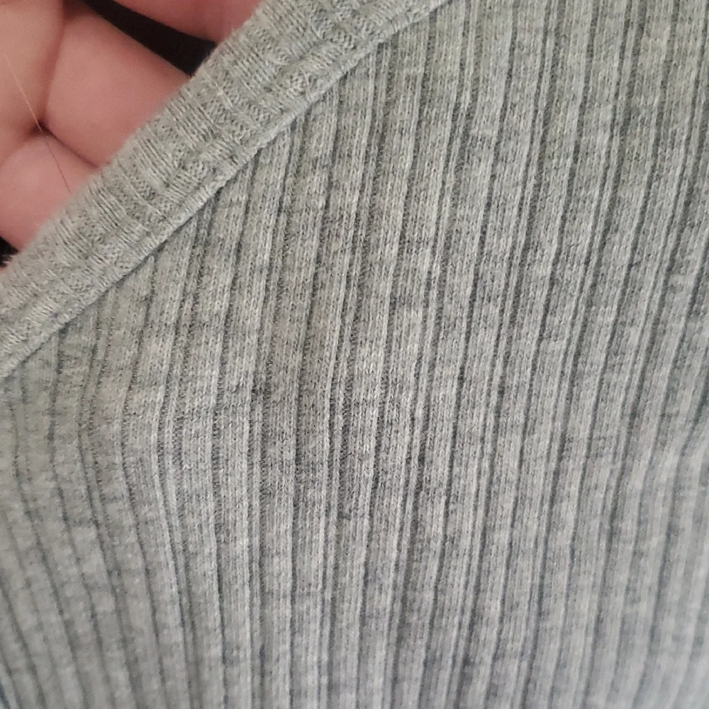 Universal Thread Gray Ribbed Cardigan - Picture 3 of 3